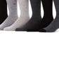 Perry Ellis Men's 6 Pk Pindot Casual Dress Socks Black Size Regular
