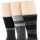 Perry Ellis Men's 3 Pk Casual Crew Ribbed Socks Black Size Regular