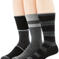 Perry Ellis Men's 3 Pk Casual Crew Ribbed Socks Black Size Regular