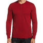 Perry Ellis Men's Solid Henley Sleep Shirt Red Size X-Large