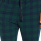 Perry Ellis Men's Buffalo Plaid Flannel Pajama Pants Blue Size Medium