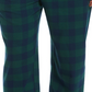 Perry Ellis Men's Buffalo Plaid Flannel Pajama Pants Blue Size Medium