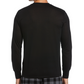 Perry Ellis Portfolio Men's Solid Henley Sleep Shirt Black Size Small