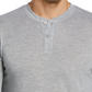 Perry Ellis Portfolio Men's Solid Henley Sleep Shirt Gray Size Small