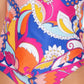 Trina Turk Women's Multi Sevilla Tankini Swim Top Pink Size 10
