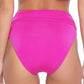 Trina Turk Women's Atlas Embellished Bikini Bottoms Swimsuit Pink Size 14