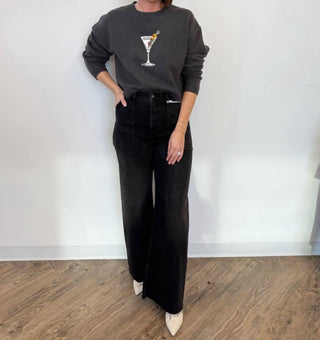 Pistola - Jhett High Rise Wide Leg Denim Jean