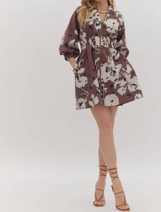 Entro - Zip Up Mini Dress