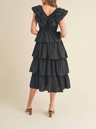 &Merci - Layla Layered Ruffle Trim Midi Dress