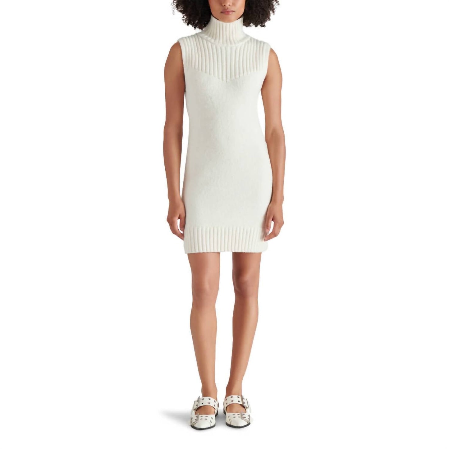 Steve Madden - Karissa Turtleneck Sleeveless Sweater Mini Dress