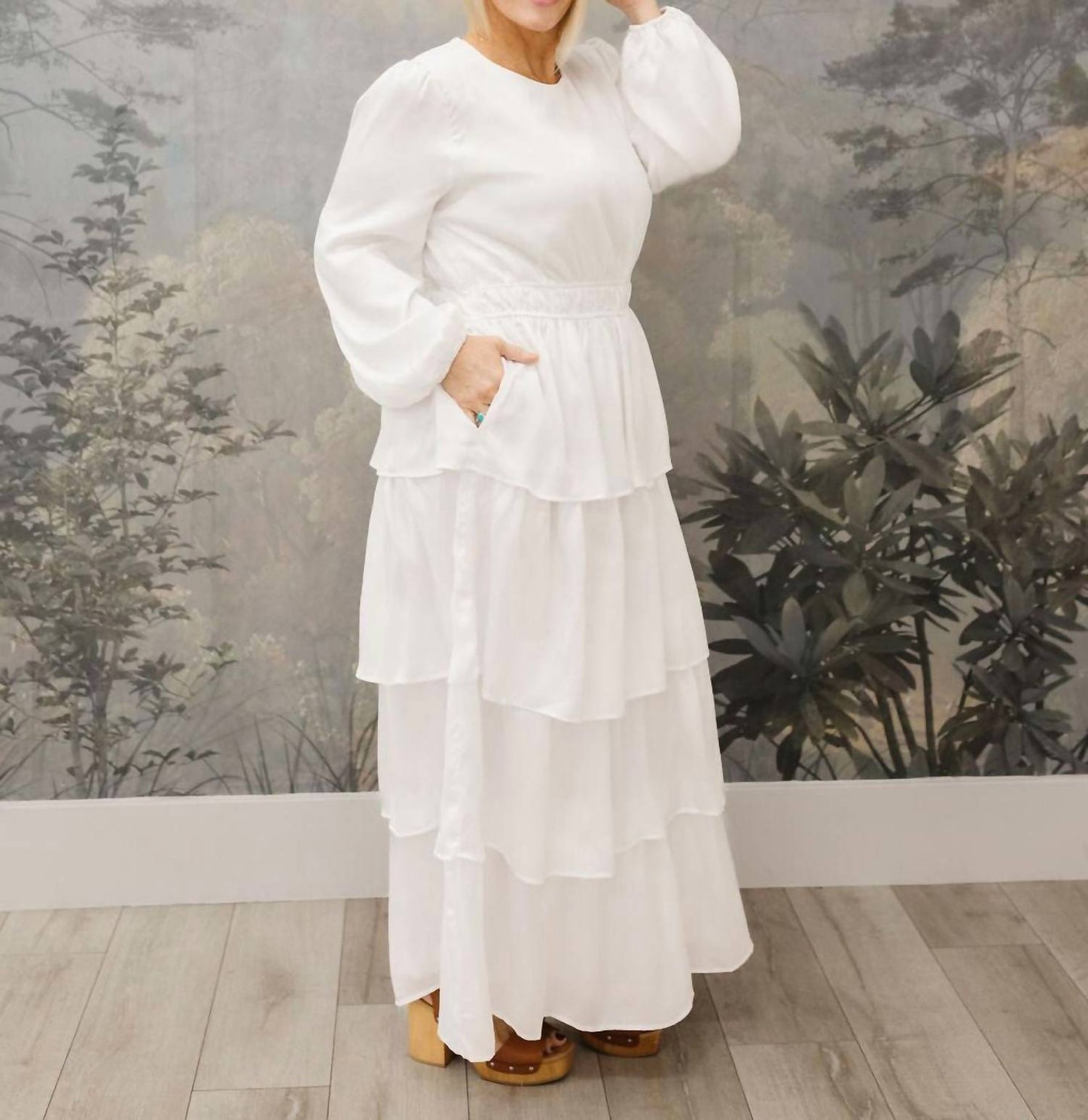 Tea N Rose - Tiered Maxi Dress