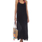 Raviya Women's Sleeveless Cover Up Maxi Dress Swimsuit Black Size Small