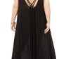 Raviya Women's Sleeveless Cover Up Maxi Dress Swimsuit Black Size 2X
