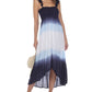 Raviya Women's Ombre High-Low Cover-Up Dress  Swimsuit Blue Size Medium