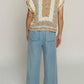 Central Park West - Mitred Stripe Square TOp