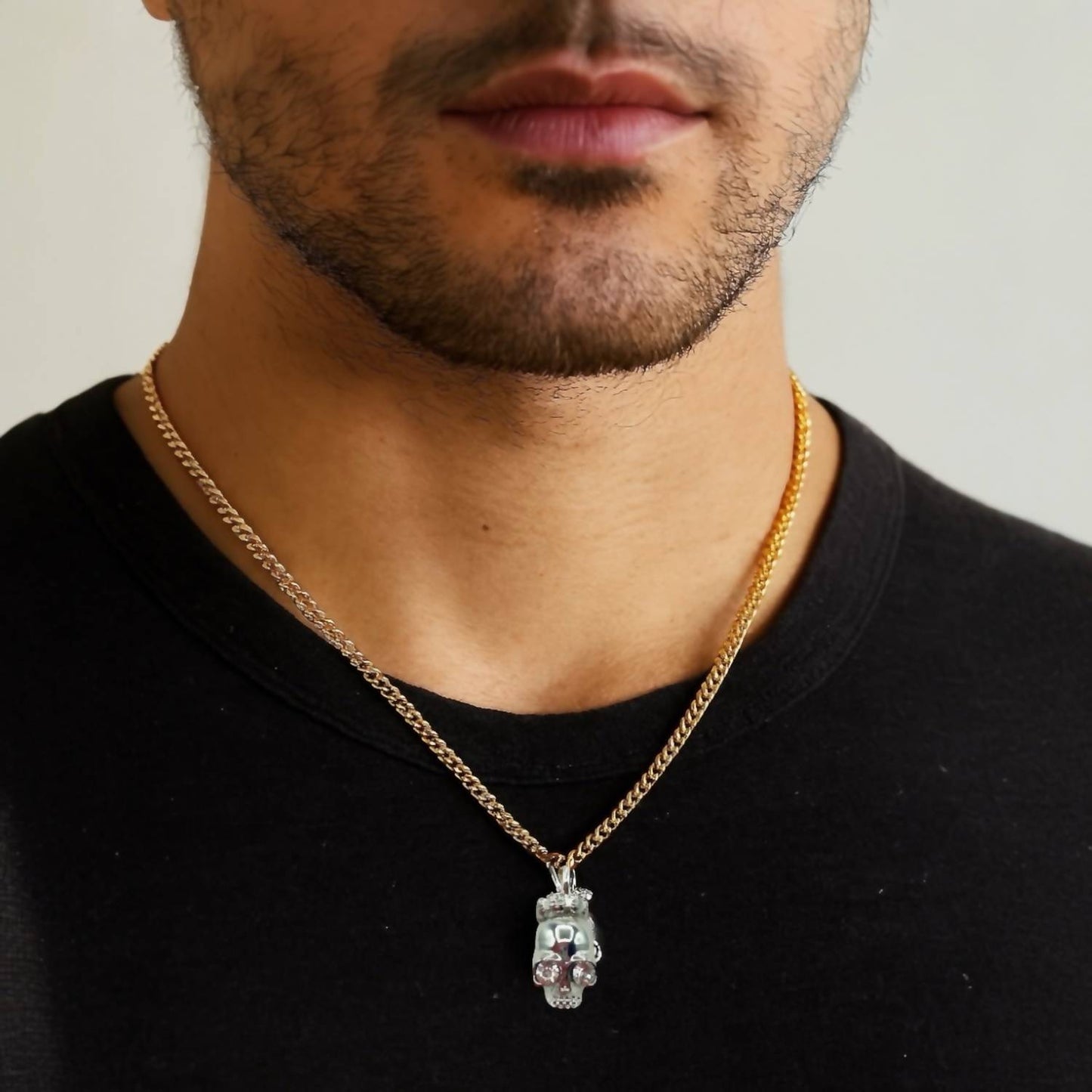 Jagged Halo Jewelry - Unisex Crown Of Bones Necklace