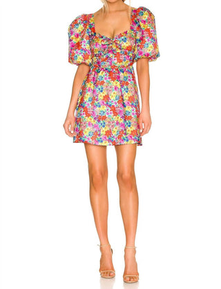 For Love & Lemons - MERRILL PUFF SLEEVE MINI DRESS