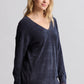 Barefoot Dreams - Cozychic Ultra Lite V Neck Hi-low Pullover
