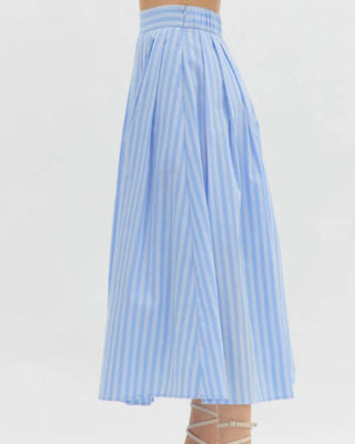 Entro - Coastal Summer Striped Skirt