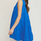 Entro - Collared Sleeveless Tiered Tunic Top