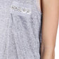 A'Reve - A'Reve Boho Shabby Chic Heather Beads Hi Lo Tank - Grey