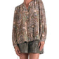 Elan - Paisley Button Blouse