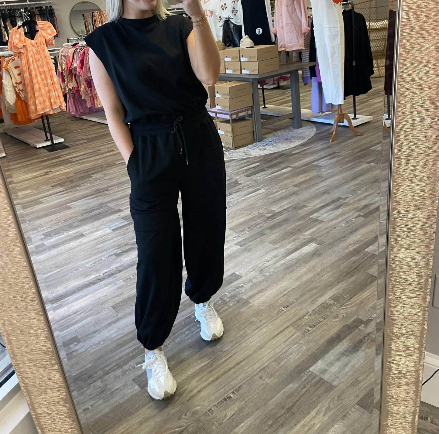 Entro - Oversized Terry Knit Jumpsuit