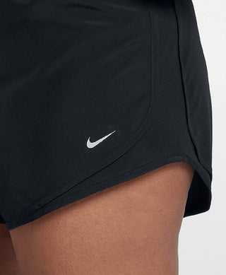Nike Women's Plus Tempo Dri Fit Track Shorts Black Size X-Large