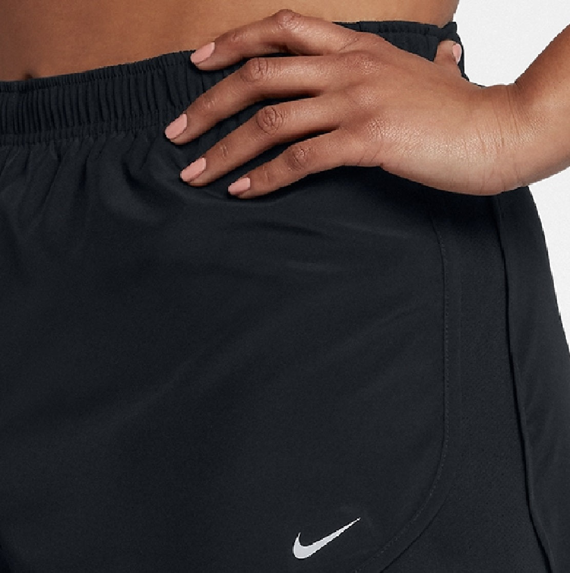 Nike Women's Plus Tempo Dri Fit Track Shorts Black Size 2X