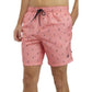 Nautica Men's Anchor Print 8 Swim Trunks Pink Size XX-Large