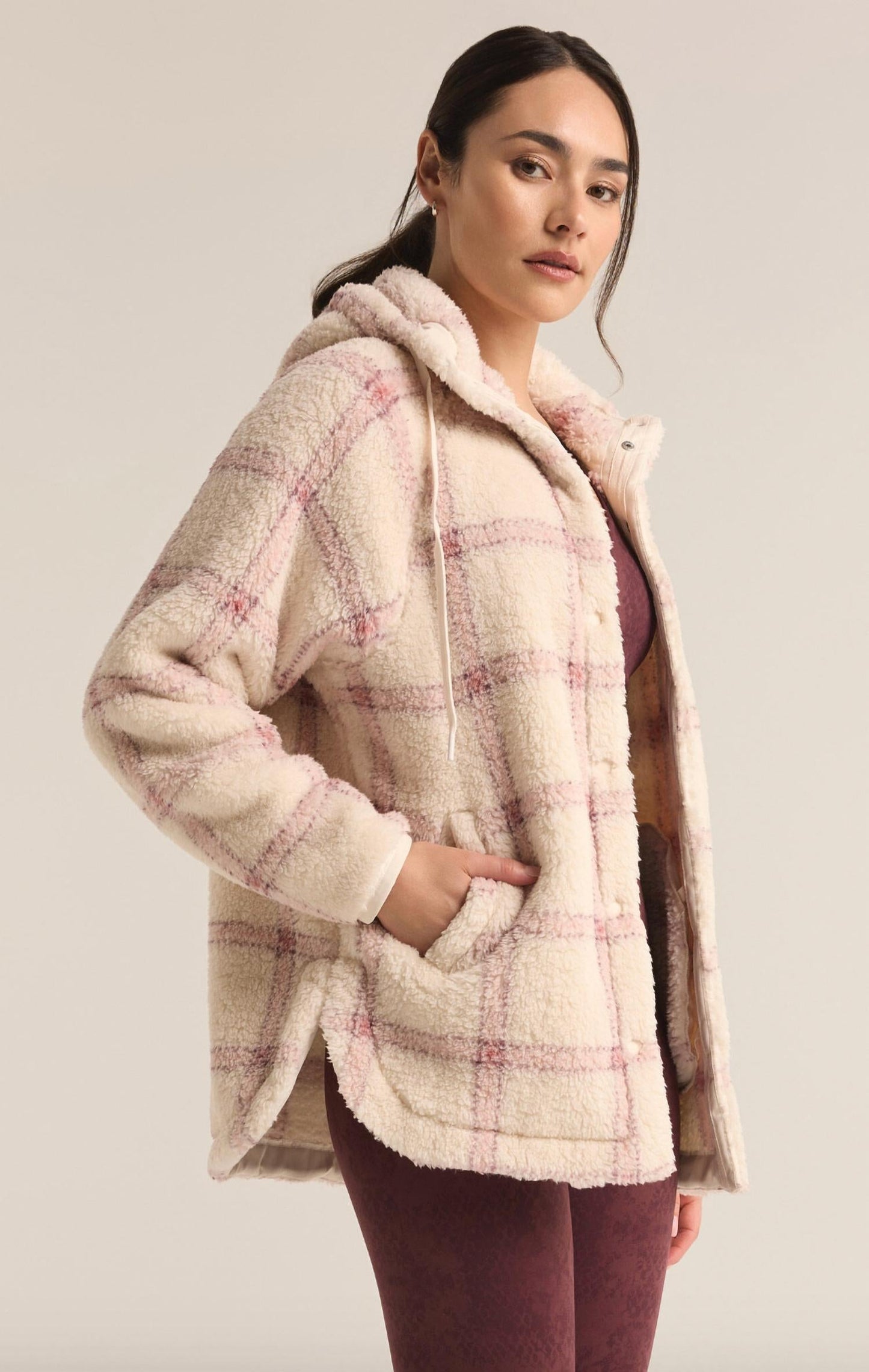 Z Supply - Plaid Fleece Shacket