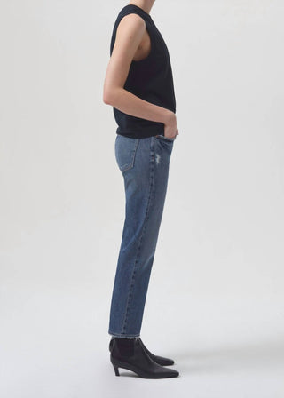 Agolde - Kye Mid Rise Straight Crop Jeans
