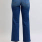 Judy Blue - Mid Rise Side Seam Detail Straight Jeans
