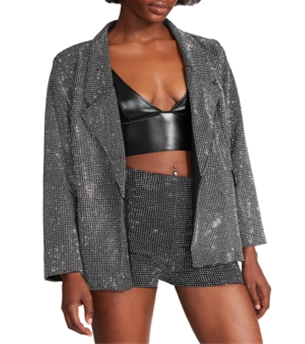 Steve Madden Women's Aya Blazer Gray Size Medium