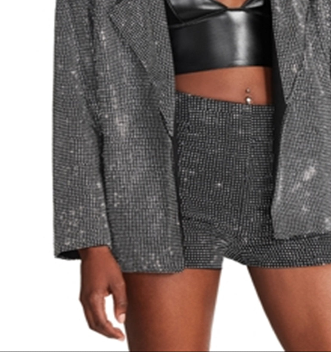 Steve Madden Women's Aya Blazer Gray Size Medium