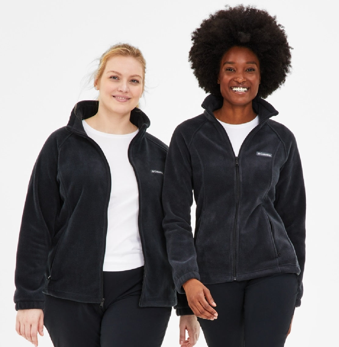 Columbia Women's Benton Springs Fleece Jacket Black Size Large