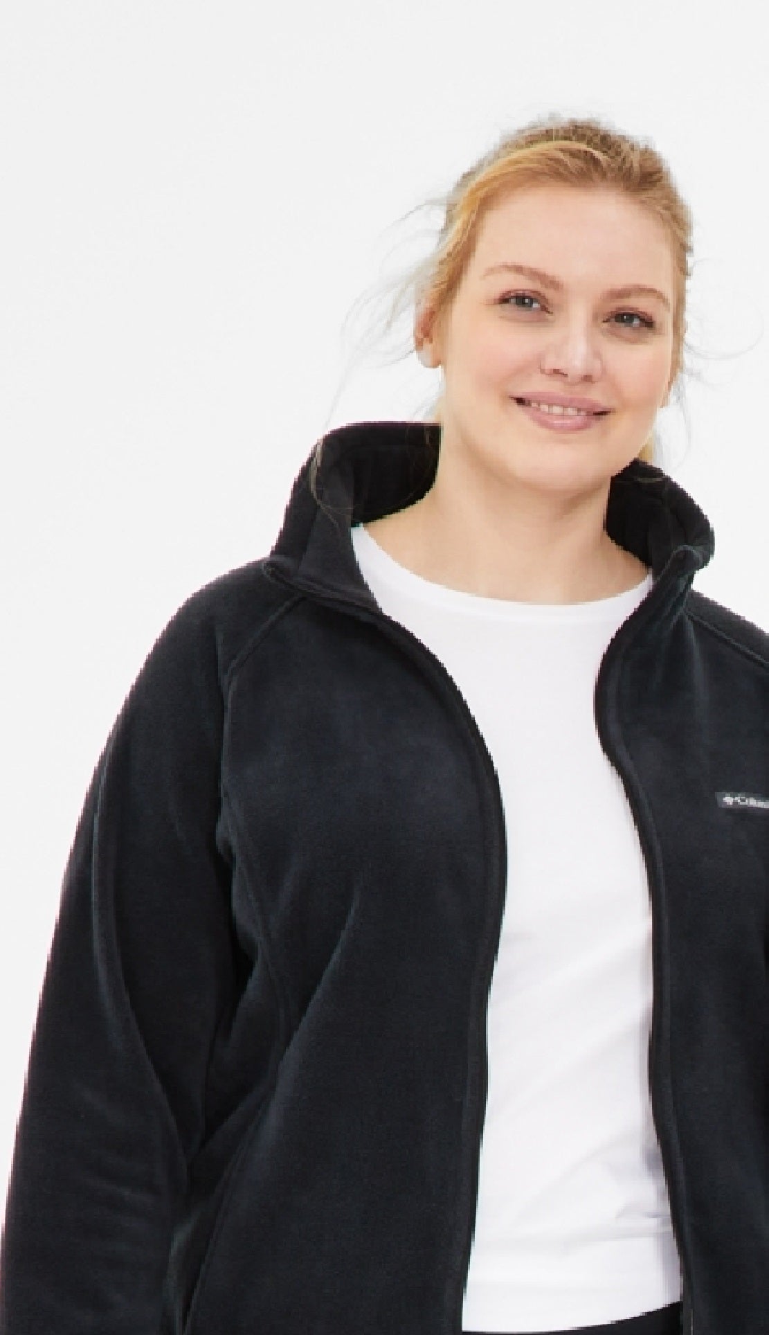 Columbia Women's Benton Springs Fleece Jacket Black Size Large