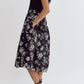 Entro - Floral Midi Swing Skirt