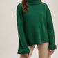 Bluivy - Jill Turtleneck Oversized Knit Sweater