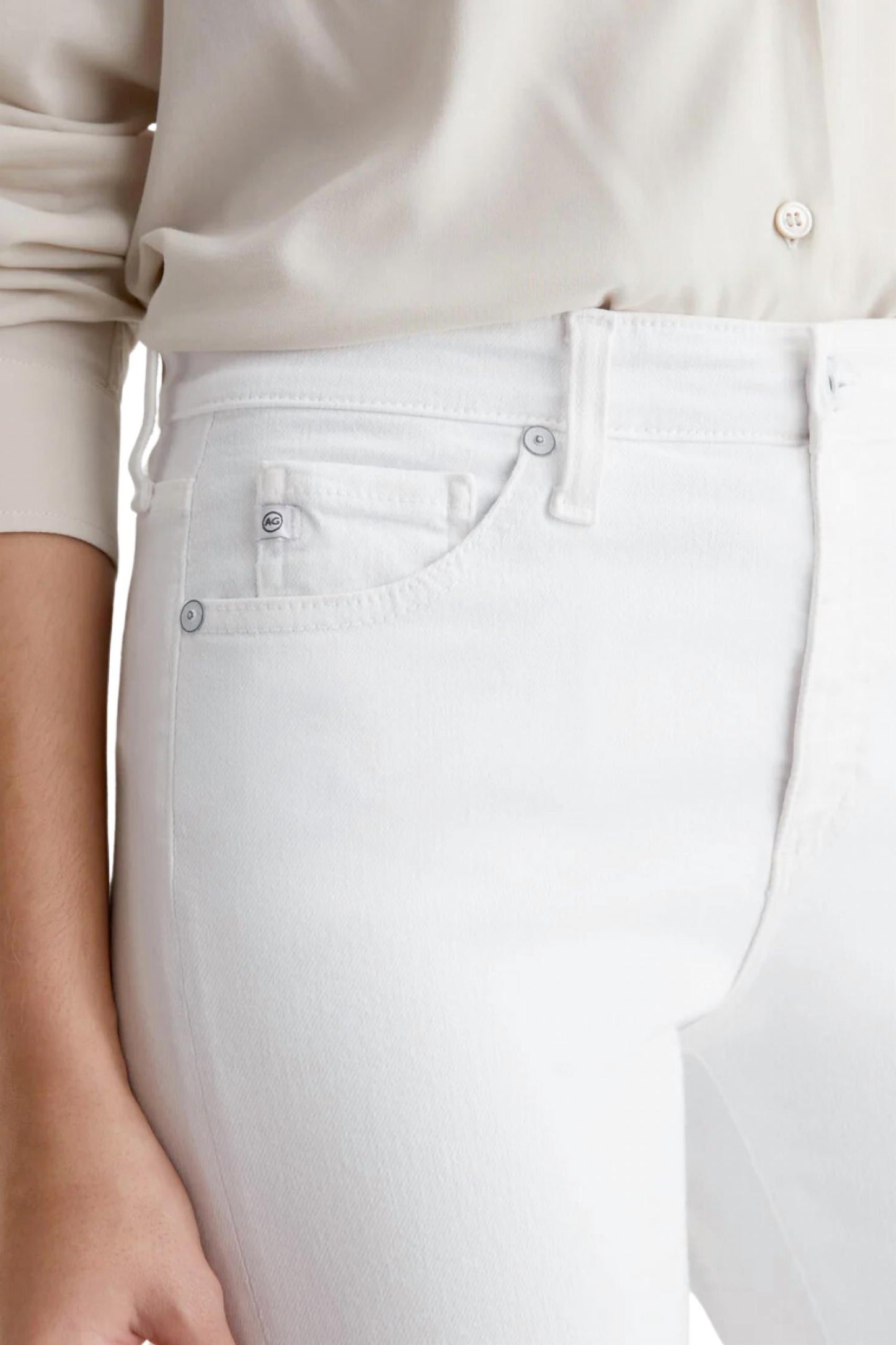 Ag Jeans - Mari Crop Mid-rise Slim Straight Jeans