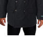 Ralph Lauren Men's Wool Blend Double Breasted Pea Coat Black Size 36