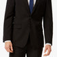 Calvin Klein Men's Infinite Stretch Solid Slim Fit Suit Jacket Black Size 38