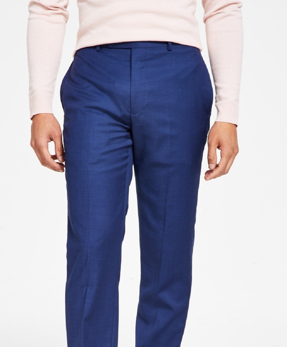 Calvin Klein Men's Infinite Stretch Solid Slim Fit Pants Blue Size 32X32