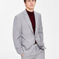 Calvin Klein Men's Infinite Stretch Solid Slim Fit Suit Jacket Gray Size 38
