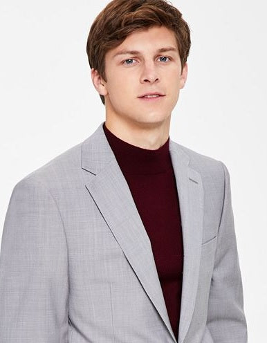 Calvin Klein Men's Infinite Stretch Solid Slim Fit Suit Jacket Gray Size 38