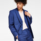 Calvin Klein Men's Infinite Stretch Solid Slim Fit Suit Jacket Blue Size 40