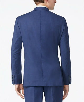 Calvin Klein Men's Infinite Stretch Solid Slim Fit Suit Jacket Blue Size 42