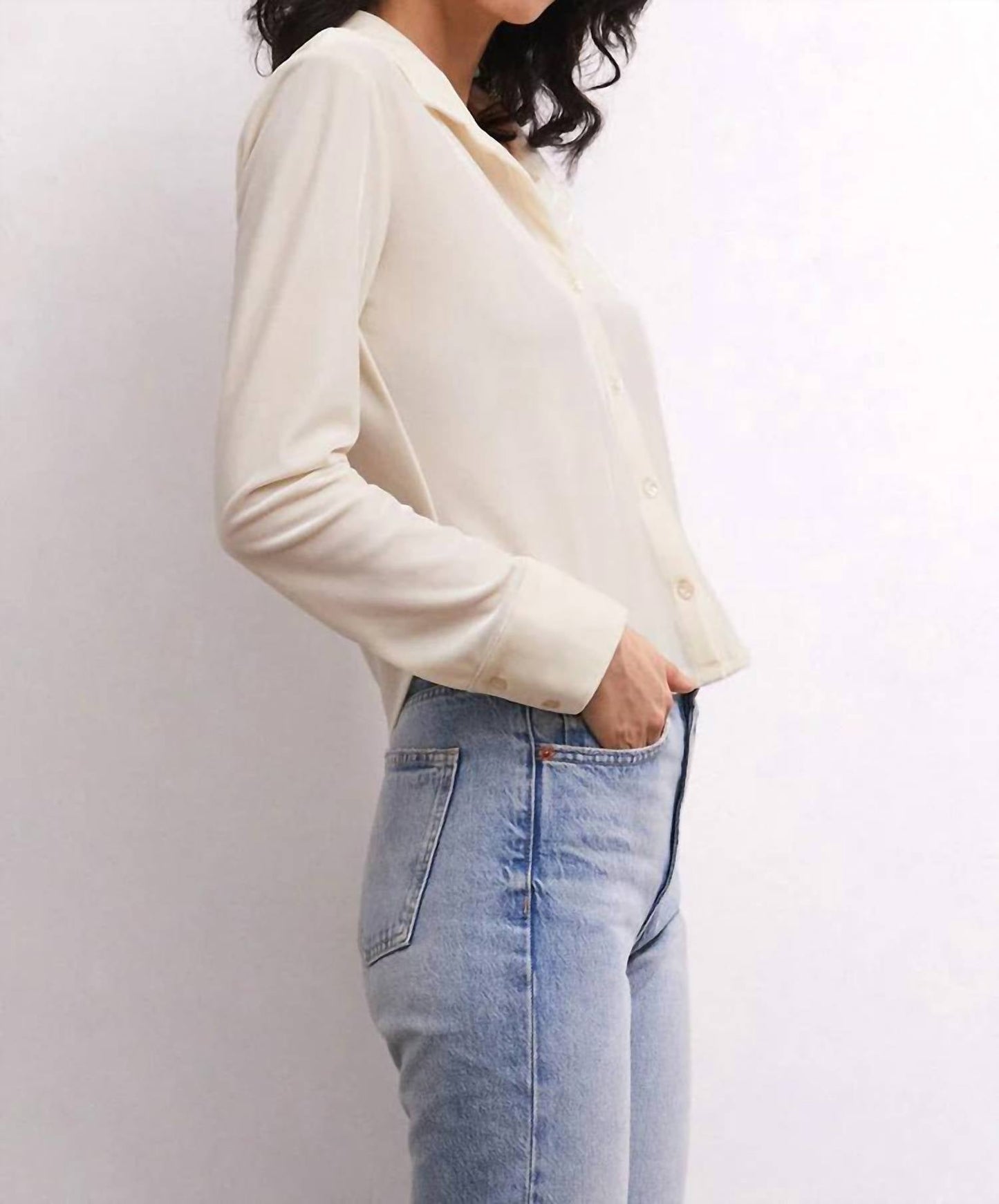 Z Supply - Presley Front Button Velvet Top