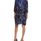 Johnny Was - azure velvet relaxed dress
