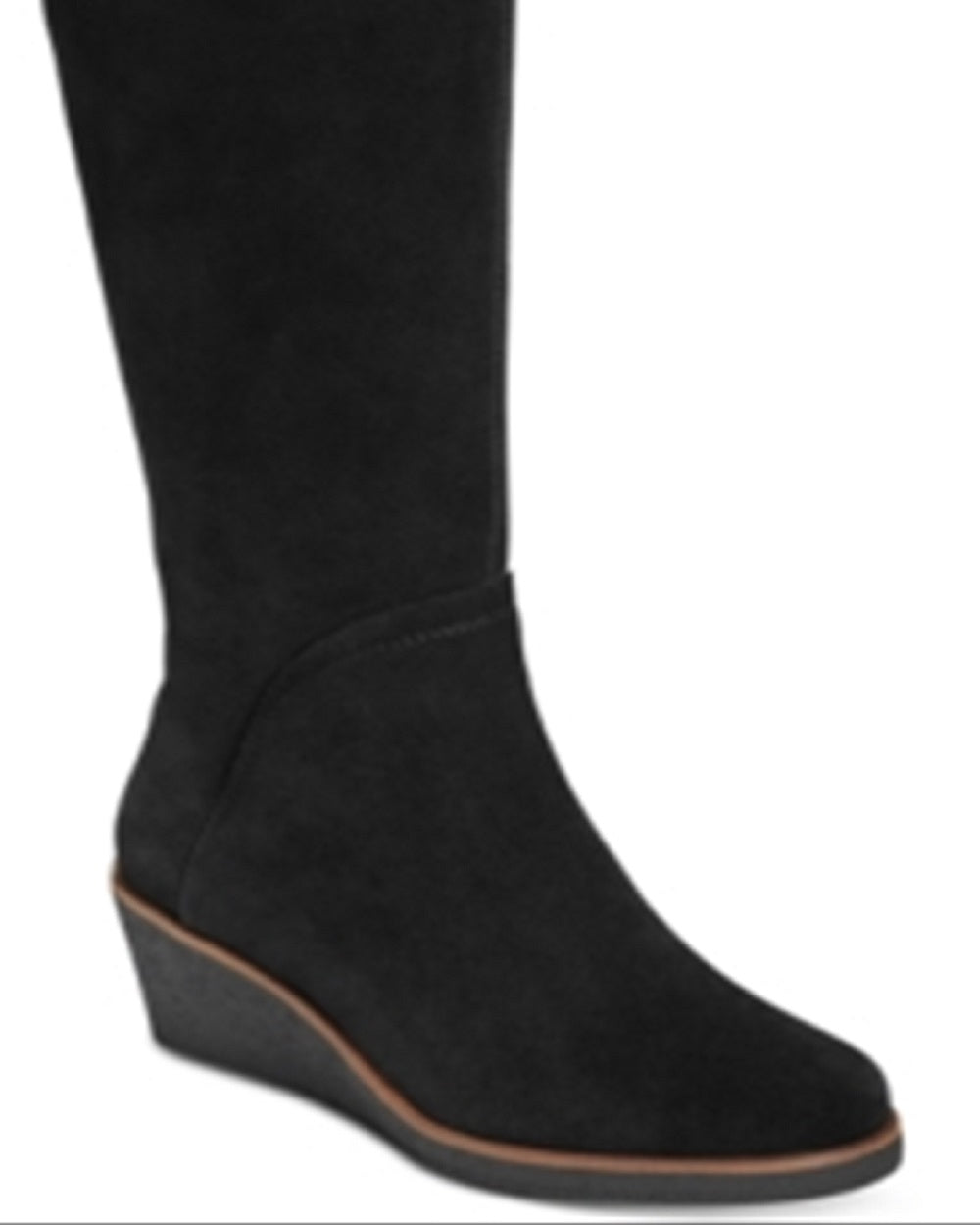 Aerosoles Women's Binocular Wedge Boot Black Size 11 W